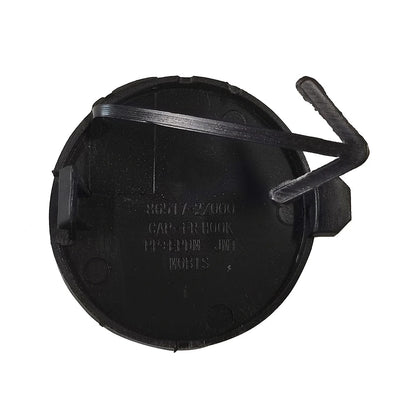 Cover Front Bumper Tow Hook Eye Cap 1pc Black Exterior Replacement Tow Cap Towing Hook Hole Cover Car Accessories