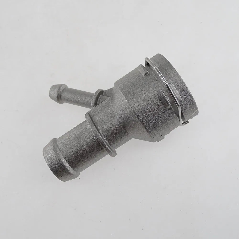 1K0122291C Coolant Heater Hose Connector Joint Flange Suitable for Audi TT A3 Q3 VW Golf Jetta Passat CC 1.8TFSI 2.0TFSI 2.5