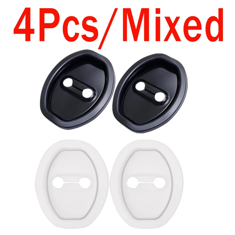 Universal Car Door Lock Shock Absorbing Damping Sealing Pad Silent Replacement Accessories Auto Vibration Absorber Rubber