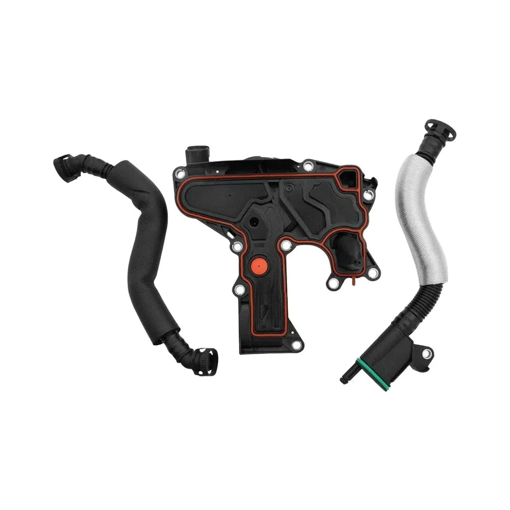 PCV Valve Crankcase Vent Oil Separator Kit Compatible With Audi=A3=A4=A5=Q5=VW=Golf=Jetta=Passat=Tiguan 06H103495AH