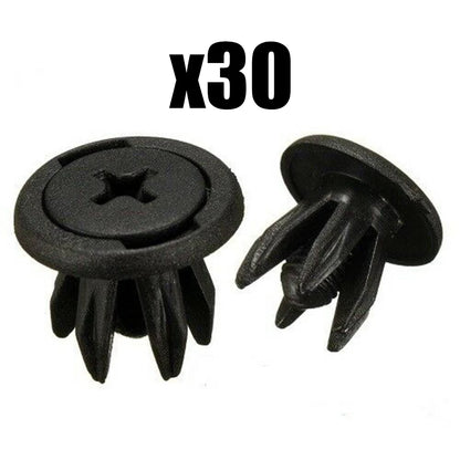 Secure and Easy Installation Inner Wheel Arch Liner Fastener Clips for BMW For Mini For Cooper R50 R52 Set of 30