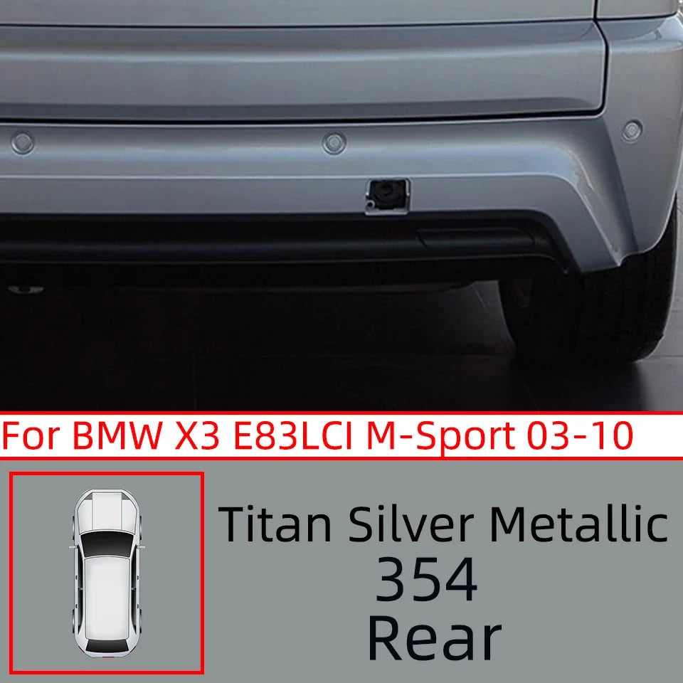 Rear Bumper Tow Hook Cover For BMW X3 E83 LCI M-Sport 2003-2010 Hauling Trailer Shell Bumper Decoration Cap Painted 51123416948