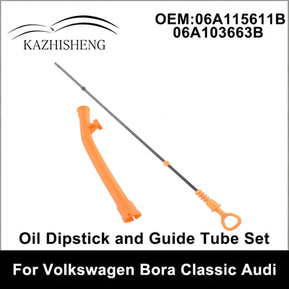 06A115611B 06A103663B High-Quality Oil Oil Dipstick and Guide Tube Set Auto Parts for Volkswagen Bora Classic Audi TT