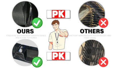 JMCARCOOL Car Water Tank Upper Front Bumper Engine Hood Protector Cap Dry Carbon Fiber For BMW G87 M2 G80 M3 G82 G83 M4 2021+