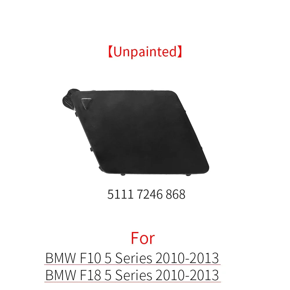 For BMW F10 F11 Car Front Bumper Tow Hook Cover Cap Black For BMW 5 Series 2010-2013 520 523 525 528 530 535 51117246868
