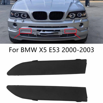 For BMW X5 E53 2000 2001 2002 2003 Car Front Bumper Tow Eye Hook Cap Cover 51118250413 51118250414 2 PCS