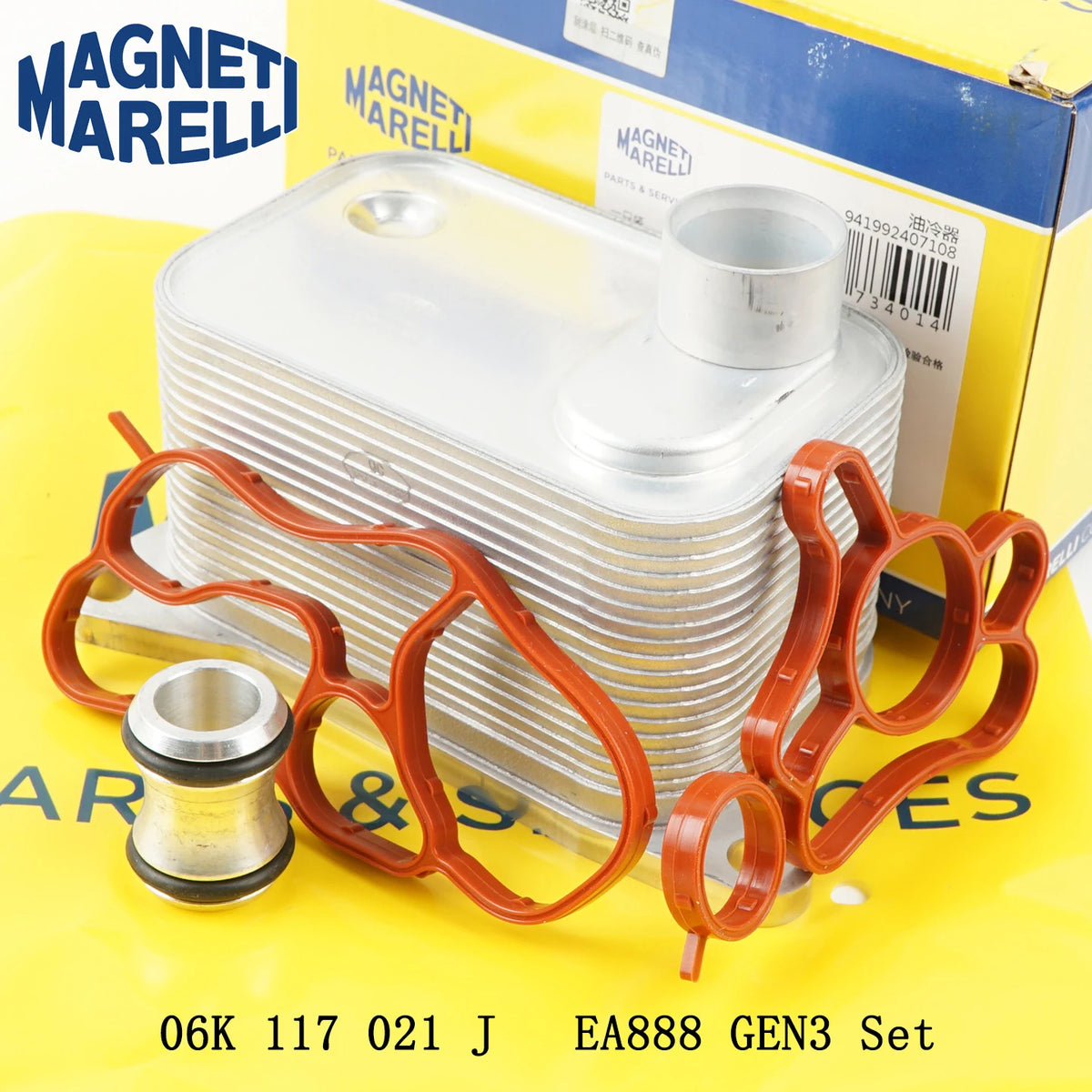 1PCS 06J117021J 06L117021G EA888 Engine Oil Cooler for VW Beetle Golf Jetta Passat Tiguan Scirocco for Audi A3 A4 A5 A6 A7 Q3 Q5
