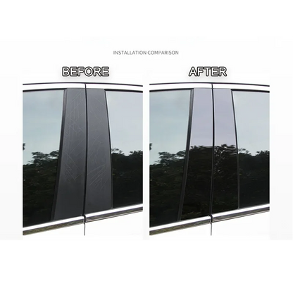 Car Pillar Posts Door Window Trim Stickers Styling For Opel Antara Vauxhall Antara Insignia A Buick For Chevrolet Captiva Sport