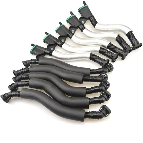 NEW-10Pcs PCV Oil Water Separator Vent Hose Combination For Q5 A3 A4 VW Passat Golf Seat Leon Toledo 06J103221B 06H103226A