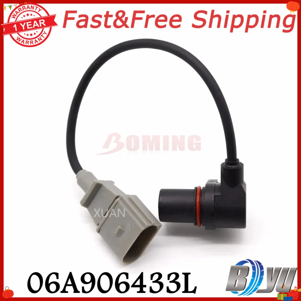 06A906433L 06A906433G 06A906433N Car Crankshaft Position Sensor For AUDI A3 A4 TT For VW BEETLE EOS GOLF GTI JETTA PASSAT