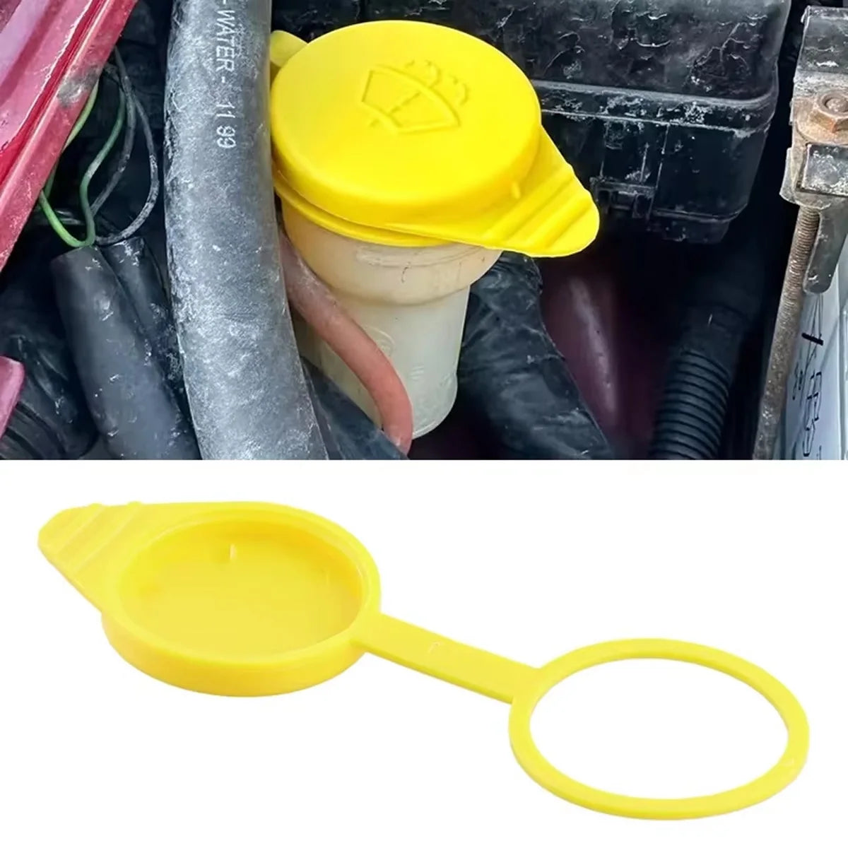 YONGRUN 1PC Windshield Washer Fluid Reservoir Cap Hot Selling Brand Series Car External Fuel Tank Cap Replacement Original