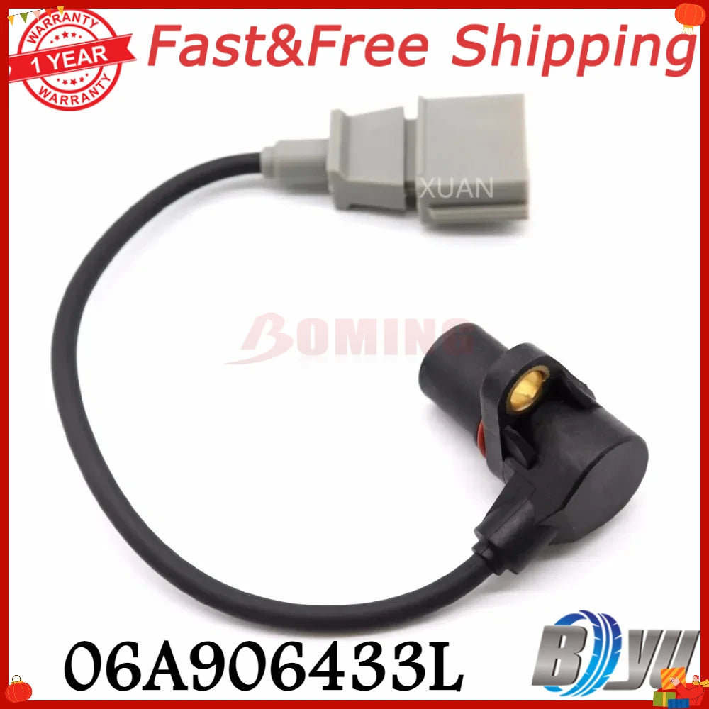 06A906433L 06A906433G 06A906433N Car Crankshaft Position Sensor For AUDI A3 A4 TT For VW BEETLE EOS GOLF GTI JETTA PASSAT