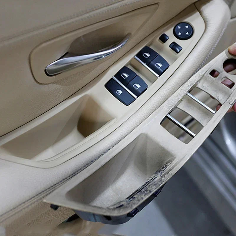 Car Interior Front Left Driver Door Handle Armrest Panel Replacement for BMW 5 Series F10 F11 520i 523i 525i 51417225867