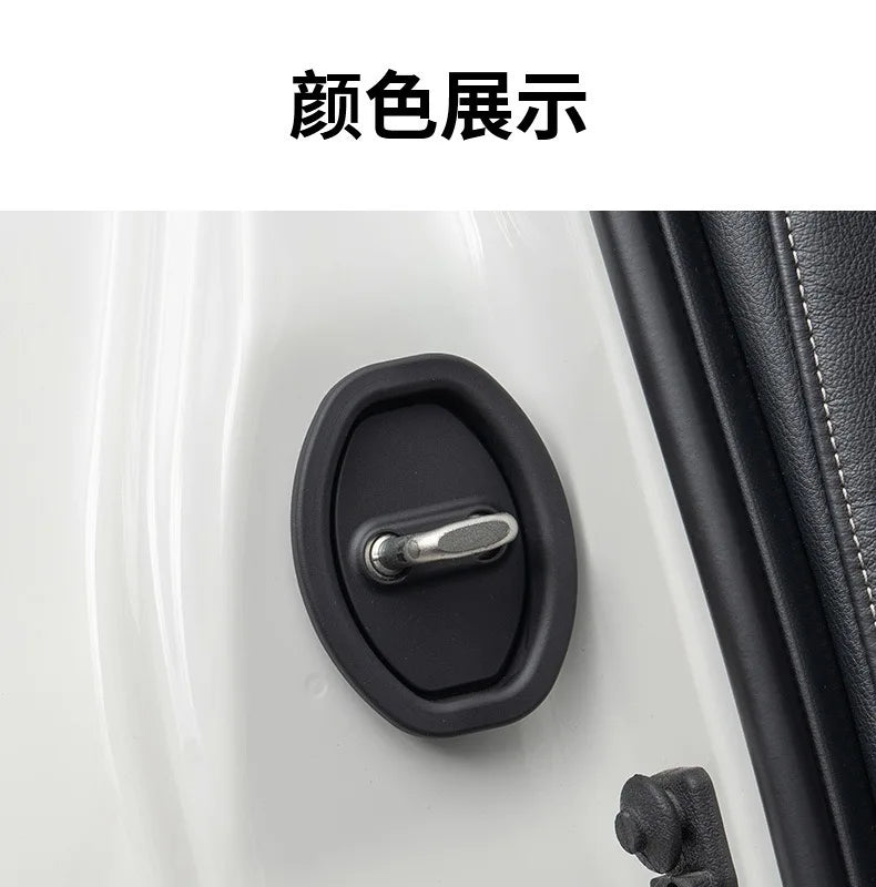 4 pcs Extendable Car Door Lock Covers Waterproof Rust-proof Protection For Opel insignia Astra H G J Antara vectra Vivaro Auto