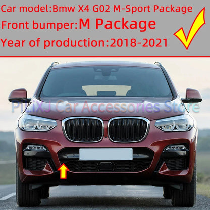 For BMW X4 G02 M-Sport Front Rear Bumper Towing Hook Cover Cap Hauling Shell Lid 2018 2019 2020 2021#51118064606 51128065134