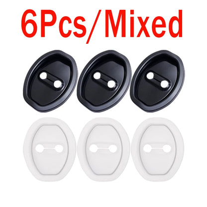 Universal Car Door Lock Shock Absorbing Damping Sealing Pad Silent Replacement Accessories Auto Vibration Absorber Rubber