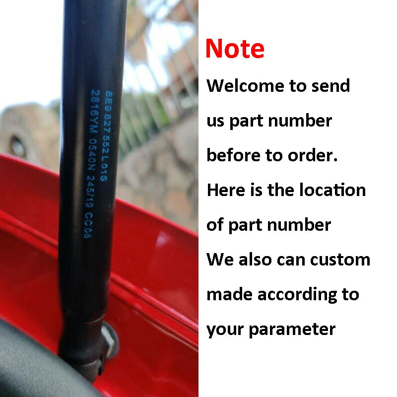 2PCS Rear Trunk Lift Support Gas Spring Shocks Struts For ALFA ROMEO GIULIETTA (940_) 2010 2011 2012 2013 2014 2015 2016 -2018