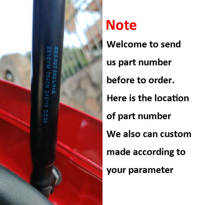 2PCS Rear Trunk Lift Support Gas Spring Shocks Struts For ALFA ROMEO GIULIETTA (940_) 2010 2011 2012 2013 2014 2015 2016 -2018