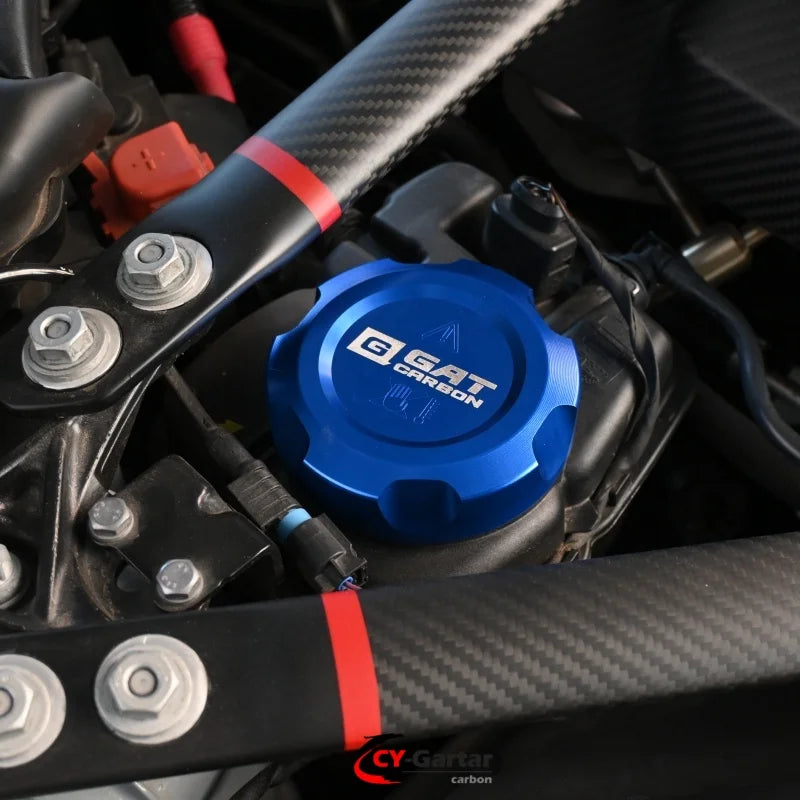 Engine Oil Radiator Water Tank Cap Coolant Cap Heat Exchange Cap Cover Trim Coolant Brake Fluid Cap For BMW M2 G87 M3 G80 M4 G82