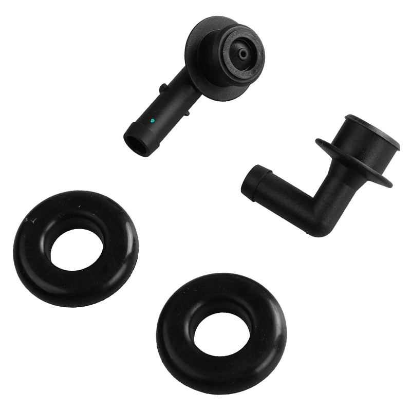 New PCV CCV Vent Valve Elbows & Grommets 53013360AA 53030497 For  Jeep Wrangler TJ Grand Cherokee 4.0L 2000 2001 2002 2003 2004