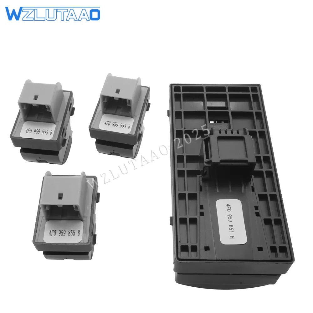 4F0959851H 4F0959855B Master Window Switch Control Button For Audi A3 S3 SP 2009-2013 Q7 2010-2015 RS3 SP 2011-2013