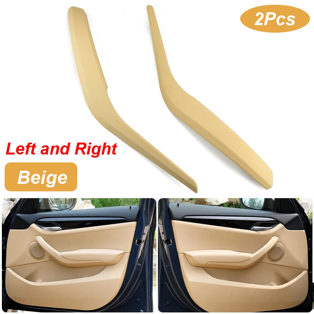 Upgraded Car Left Right Interior Door Armrest Pull Handle Outer Cover Trim For BMW X1 E84 2010-2016