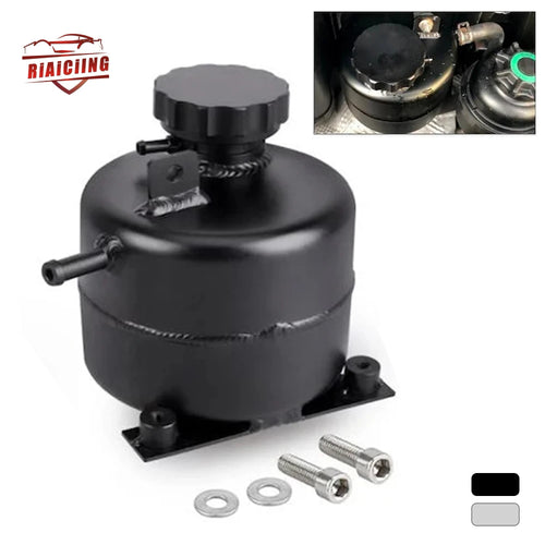 Aluminum Coolant Header Expansion Overflow Water Tank Cap Reservoir Can Car Accessories For 02-08 BMW Mini Cooper S R52 R53