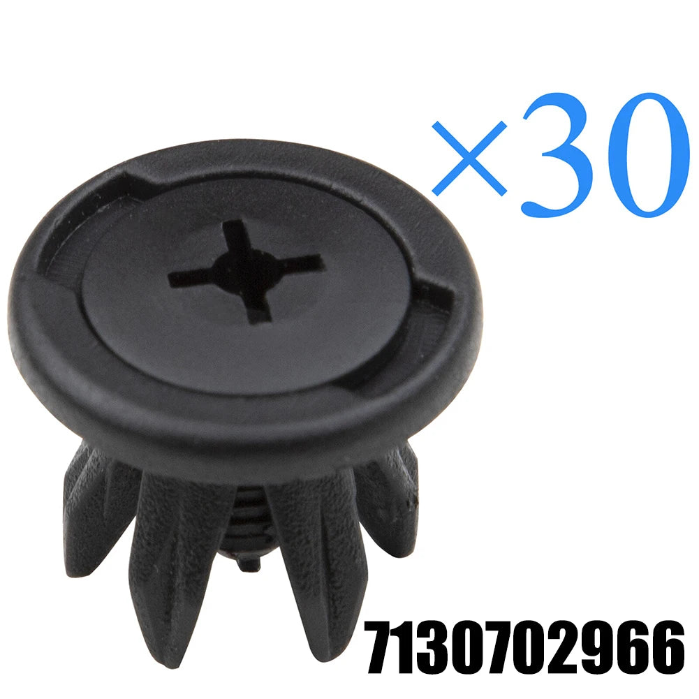 Secure and Easy Installation Inner Wheel Arch Liner Fastener Clips for BMW For Mini For Cooper R50 R52 Set of 30