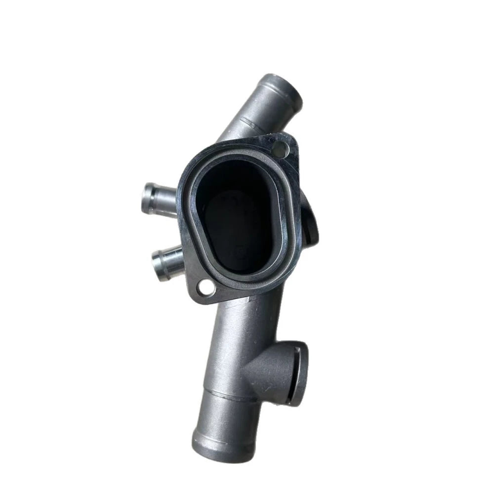 Aluminum 06A121132C 06A121133H Suitable for Imported Volkswagen Beetle Convertible Models, Engine 2.0 Coolant Water Tank Upper Water Pipe Base Outlet Flange Assembly Quick Connector 06A 121 132 C 06A 121 133 H