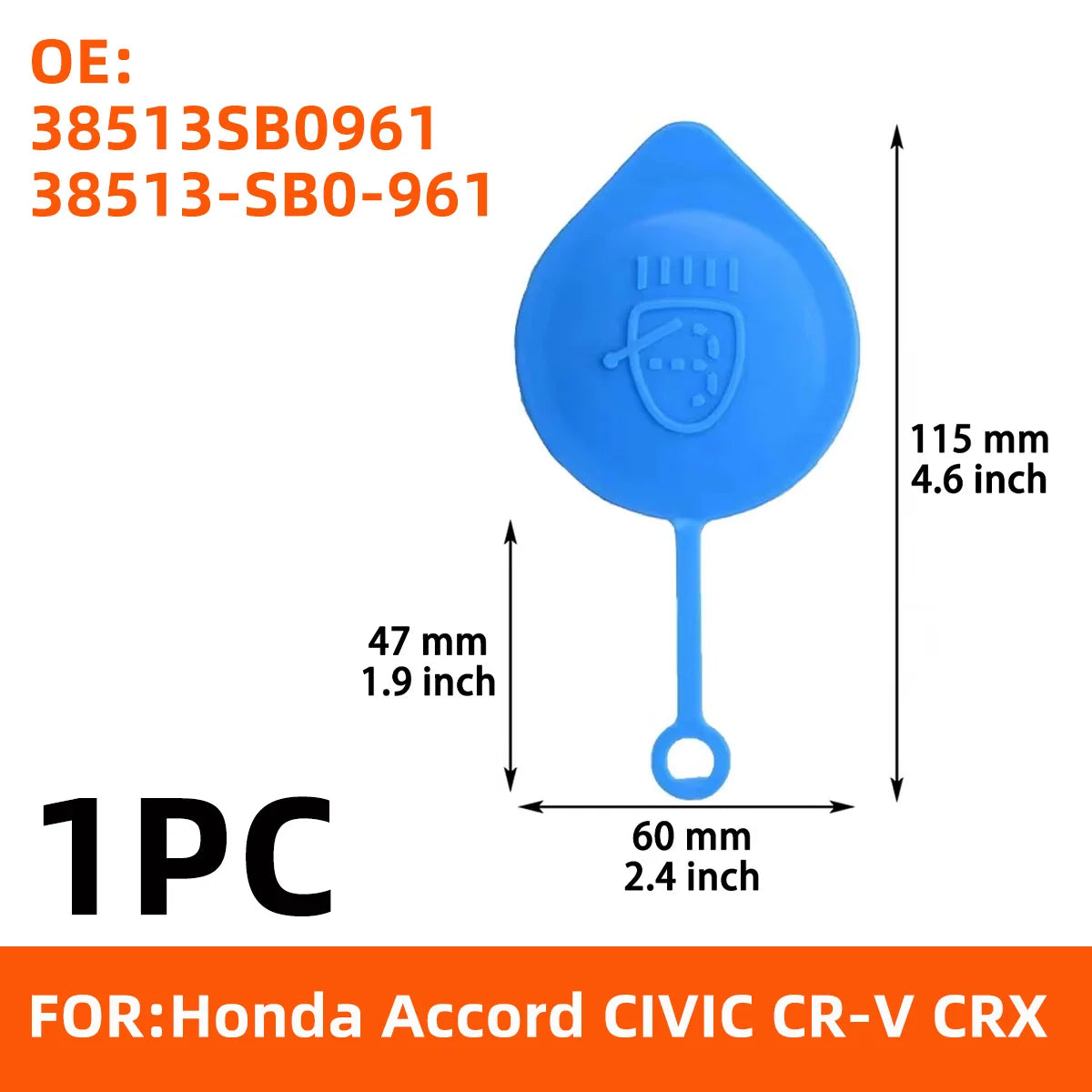 YONGRUN 1PC Windshield Washer Fluid Reservoir Cap Hot Selling Brand Series Car External Fuel Tank Cap Replacement Original