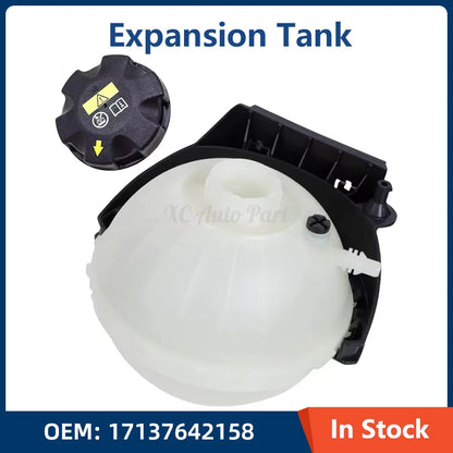 Coolant Expansion Tank With Cap For BMW F20 F22 F23 F30 F31 F34 F32 F33 F36 N13 N20 118i 218i 318i 320i 328i 418i 17137642158
