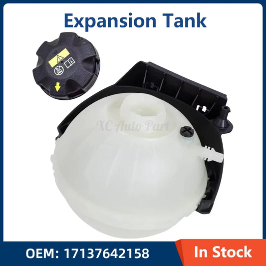 Coolant Expansion Tank With Cap For BMW F20 F22 F23 F30 F31 F34 F32 F33 F36 N13 N20 118i 218i 318i 320i 328i 418i 17137642158