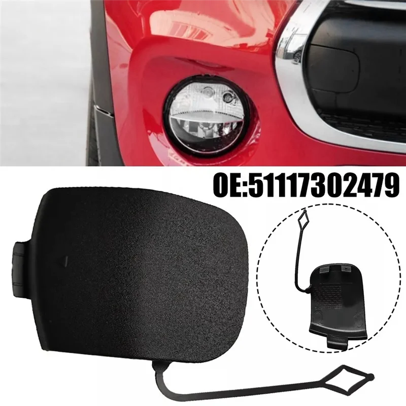 For Mini F55 F56 F57 2014-2020 Car Front Towing Eye Cover Flap 51117302479