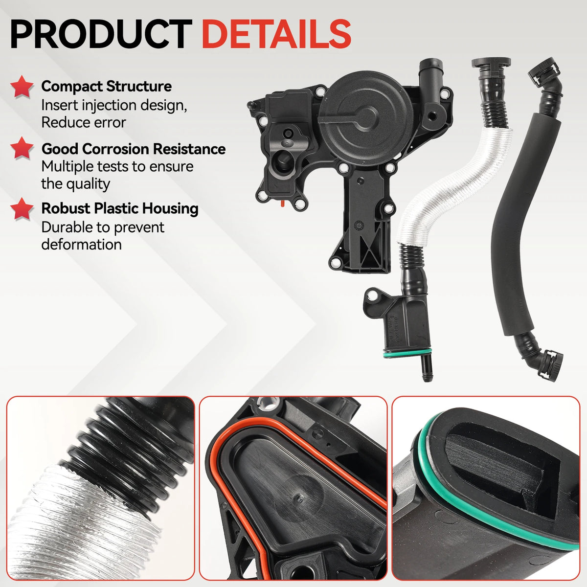 Oil Separator PCV Valve Engine Crankcase Assembly For AUDI TT A4 Q5 VW Golf Jetta 1.8 2.0 TSI 06H103495A 06H103495 06H103495AH