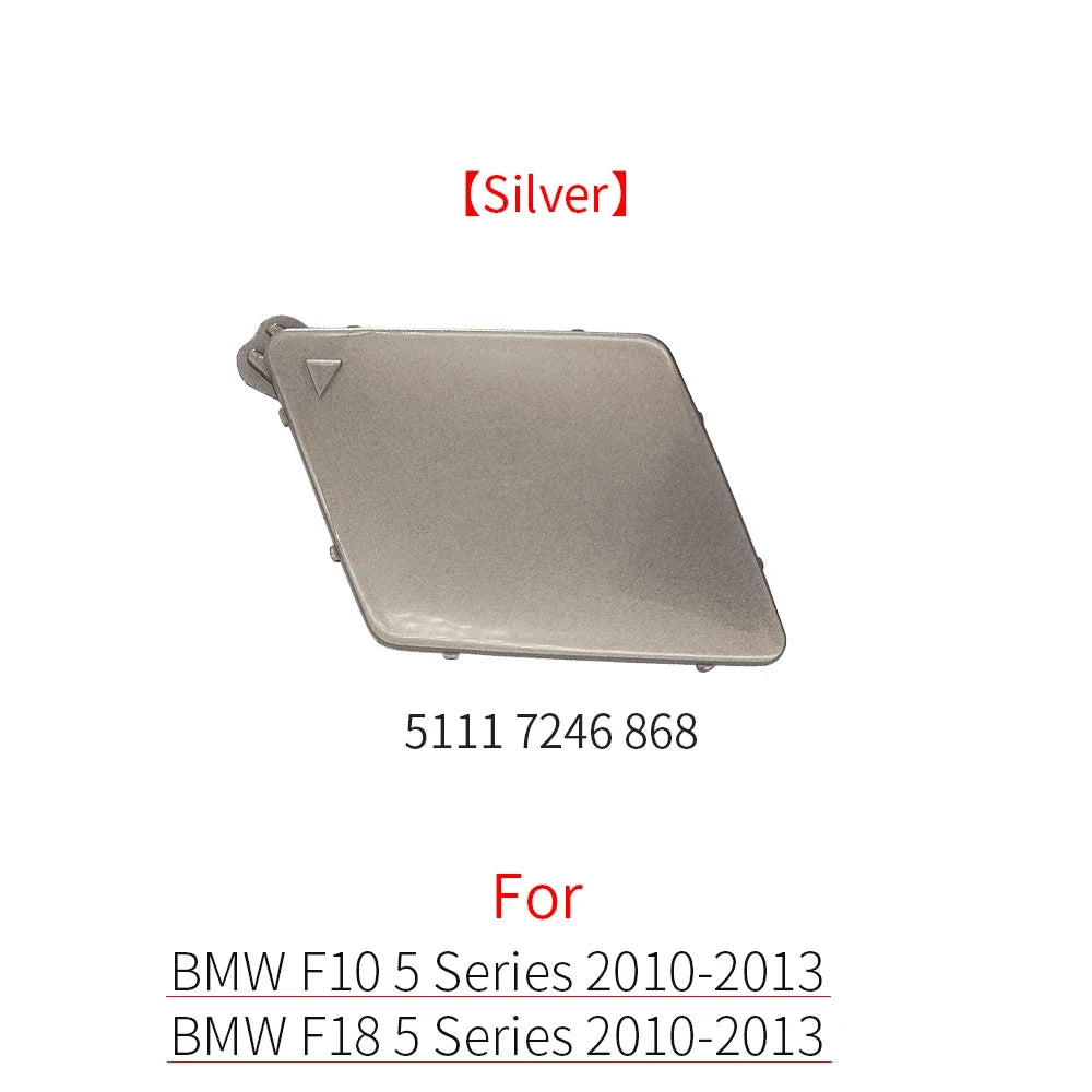 For BMW F10 F11 Car Front Bumper Tow Hook Cover Cap Black For BMW 5 Series 2010-2013 520 523 525 528 530 535 51117246868