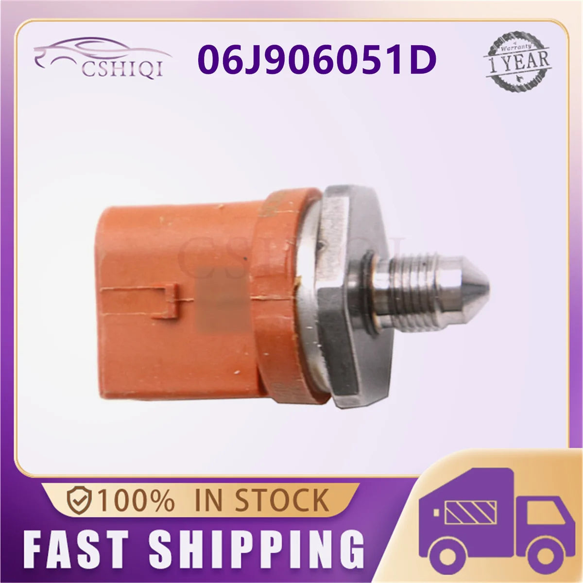 06J906051D Fuel Pressure Sensor For Audi A3 A4 A5 Seat VW Jetta 06J906051B 0261545051 0261545051 0261545050 Car Accessories