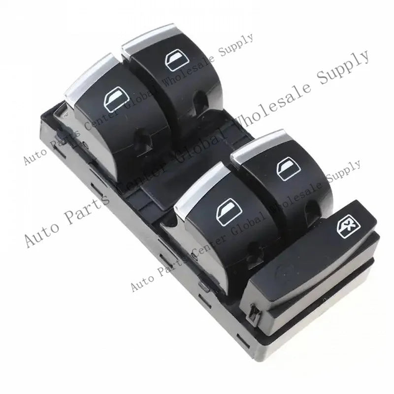 L+ Chrome Master Window Switch Button Panel 4F0959851H For Audi A3 S3 RS3 Q7 New