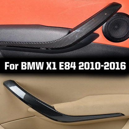 Upgraded Car Left Right Interior Door Armrest Pull Handle Outer Cover Trim For BMW X1 E84 2010-2016