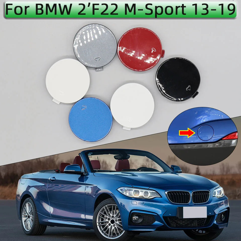 Rear Bumper Tow Hook Cap Cover Shell Housing For Bmw 2 Series M-Sport F22 F23 2013 2014 2015 2016 2017 2018 2019 51128055964