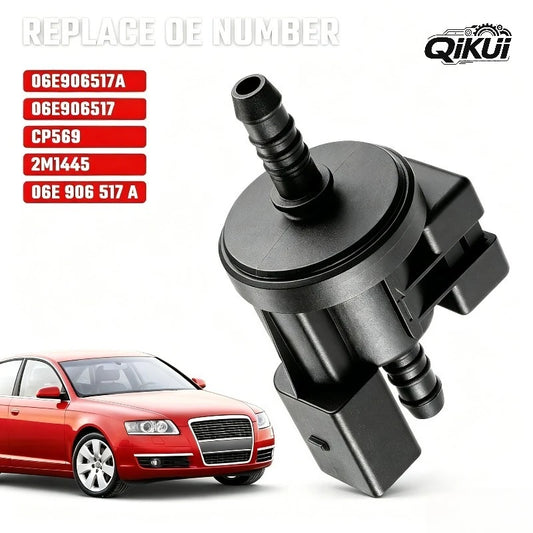 06E906517A EVAP Vapor Canister Purge Valve Solenoid Assembly Compatible With for Volkswagen VW Touareg Audi A4 A6 0280142431
