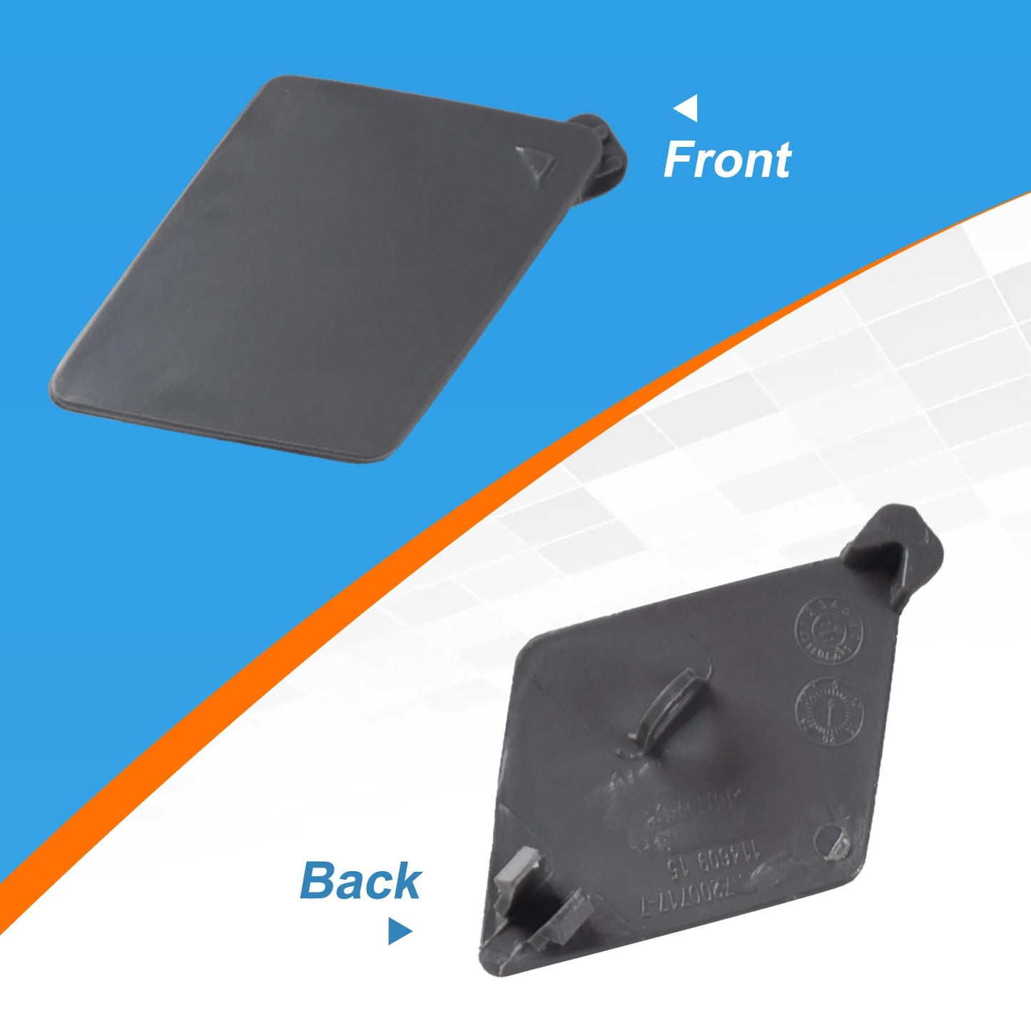 Front Bumper Tow Hook Cover Cap Towing Eye For BMW 5-Series F10 F18 528i 535i 550i Sedan Accessories 2011 2012 2013 51117246868