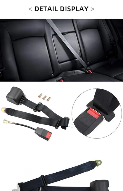 3-point car fully automatic retractable self-locking seat belt assembly accessories for passenger buses school buses and trucks