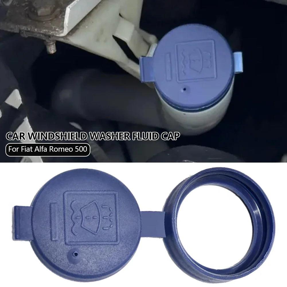 71740943 Car Windshield Washer Fluid Reservoir Tank Cap Lid for Fiat 500 Punto Bravo Doblo Alfa Romeo Abarth 500