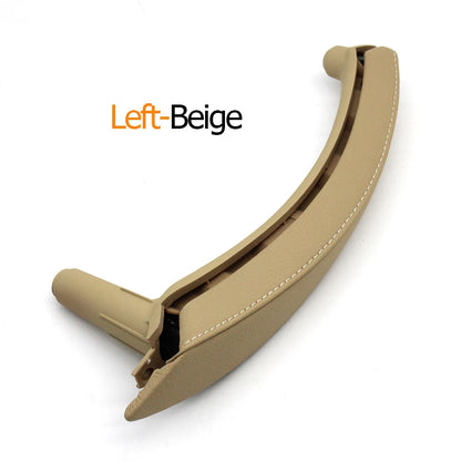 Interior Car Left Right Passenger Door Pull Handle with Leather Cover Trim Replacement For BMW X5 X6 E70 E71 E72 2007-2013