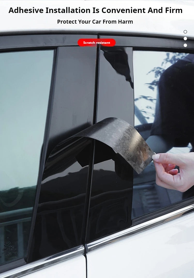 Car Pillar Posts Door Window Trim Stickers Styling For Opel Antara Vauxhall Antara Insignia A Buick For Chevrolet Captiva Sport