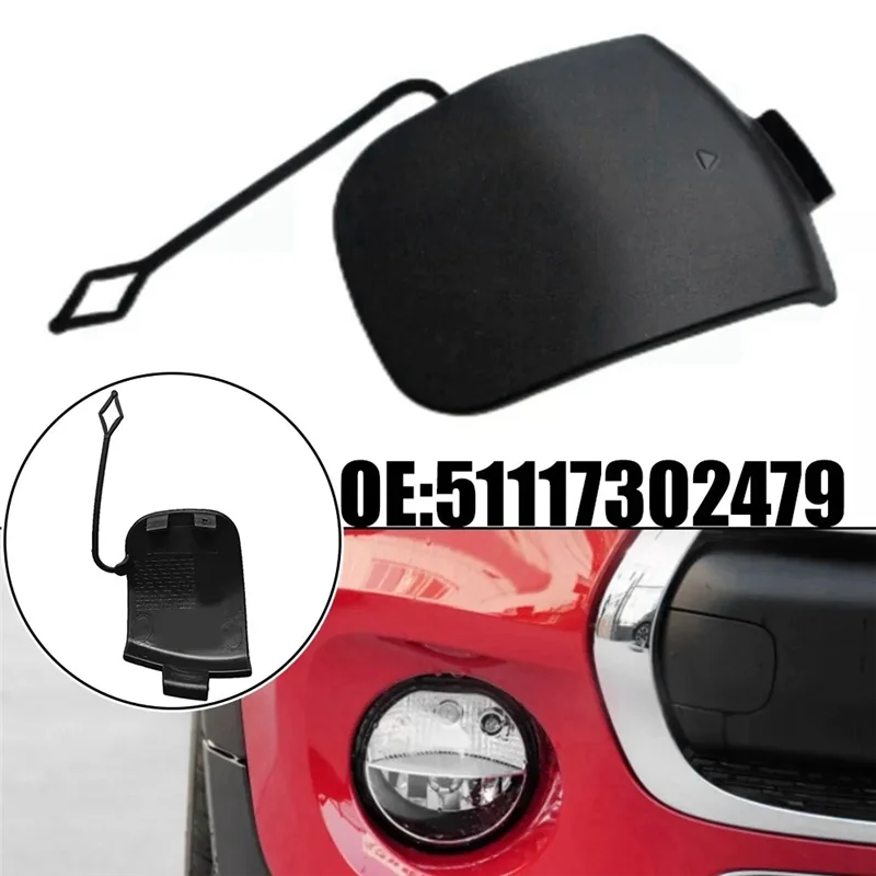 For Mini F55 F56 F57 2014-2020 Car Front Towing Eye Cover Flap 51117302479