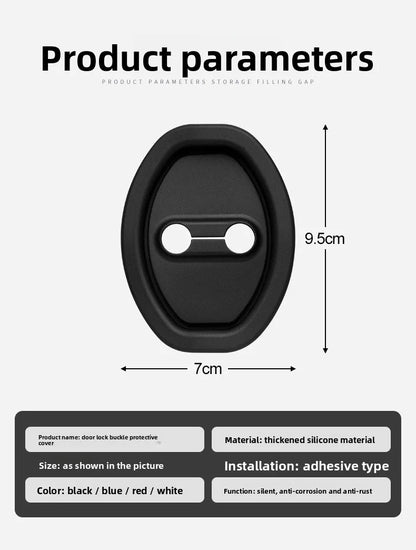 4 pcs Extendable Car Door Lock Covers Waterproof Rust-proof Protection For Opel insignia Astra H G J Antara vectra Vivaro Auto