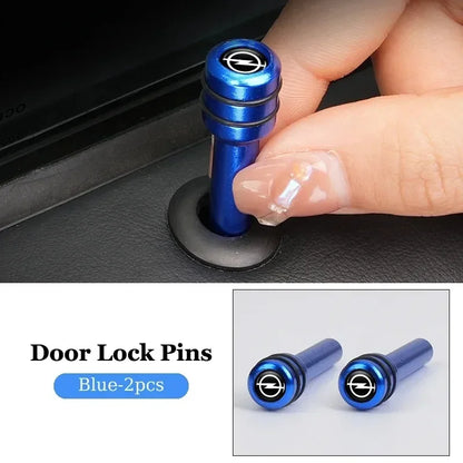 2/4Pcs Car Interior Door Lock Pins Rods Knobs Accessories For Opel Corsa Astra Insignia Zafira Meriva Mokka Grandland Vivaro