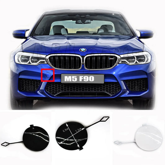 FRONT TOW COVER Fit 18-23 BMW M series M5 F90 Base Sedan 4-Door Competition CS Edition bumper Towing Hook Eye Cap 51118073722