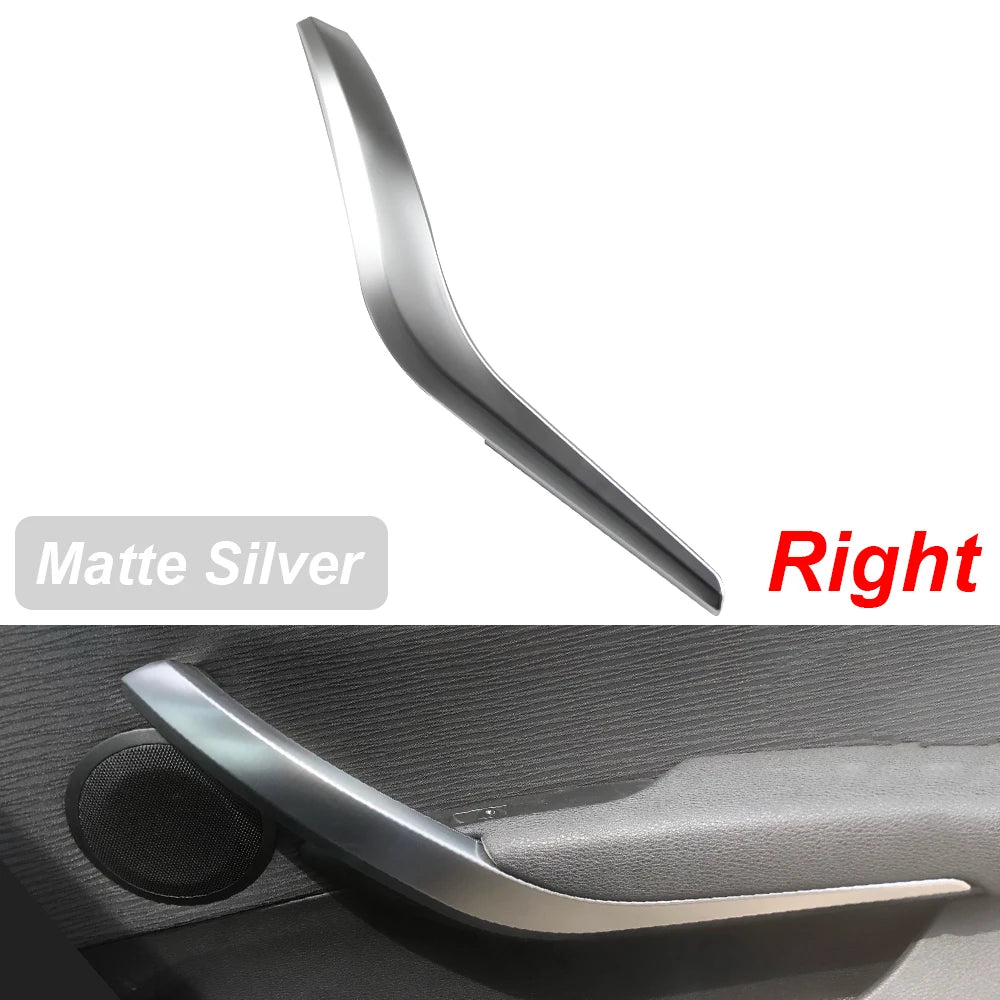 Upgraded Car Left Right Interior Door Armrest Pull Handle Outer Cover Trim For BMW X1 E84 2010-2016